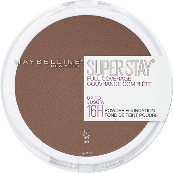 Lot of 3 Java 375 Maybelline Super Stay Full Coverage Powder Foundation Makeup - Picture 2 of 2